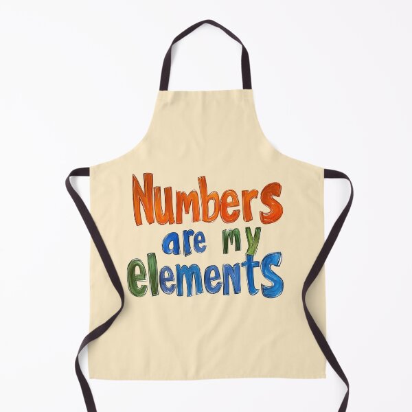 Item preview, Hand-Drawn "Numbers are my elements" Typography designed and sold by SyberGen.