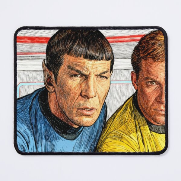 Item preview, Captain Kirk and Mr. Spock designed and sold by sid1802.