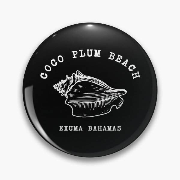 Item preview, Coco Plum Beach - Bahamas (with White Lettering) designed and sold by VelvetRoom.