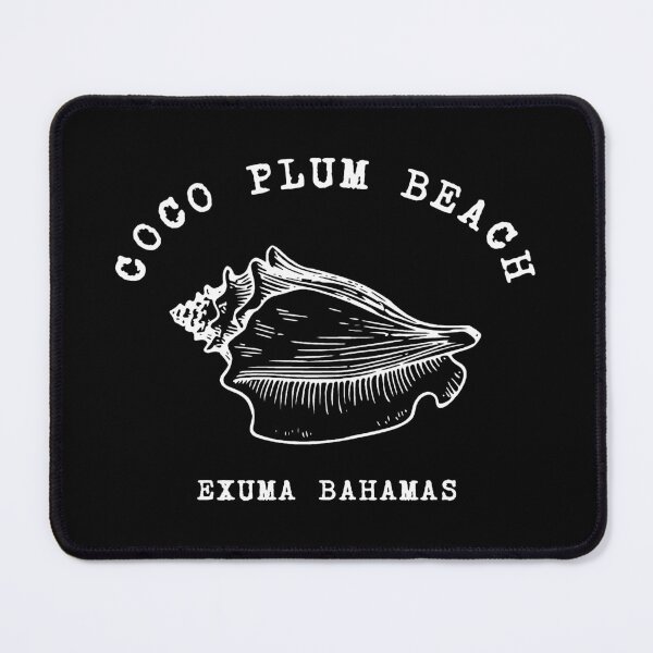 Item preview, Coco Plum Beach - Bahamas (with White Lettering) designed and sold by VelvetRoom.