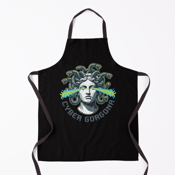 Item preview, Cyber Gorgona - 70s Retro Medusa Sci-Fi Art designed and sold by Virtualstars.