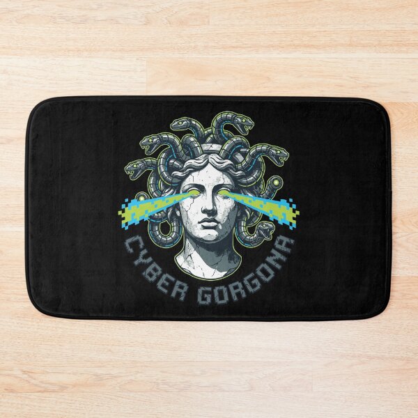 Item preview, Cyber Gorgona - 70s Retro Medusa Sci-Fi Art designed and sold by Virtualstars.