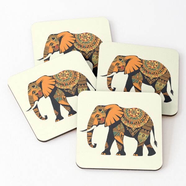 Aperçu de l'œuvre Éléphant indien créée et vendue par PrintLabStudio.