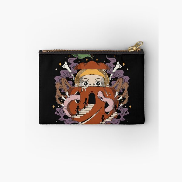 Item preview, Surreal retro apple world with stairs worms and fantasy characters designed and sold by Faissal Thomass.