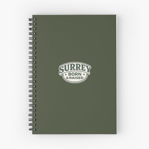 Item preview, Surrey Born & Raised | Bold Statement Typography | Surrey England County Pride Design designed and sold by ThatSurreyLife.