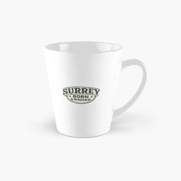 Item preview, Surrey Born & Raised | Bold Statement Typography | Surrey England County Pride Design designed and sold by ThatSurreyLife.