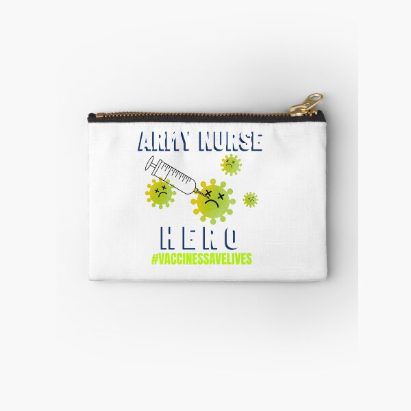 Item preview, Army Nurse Hero Vaccines Saves Lives designed and sold by LLAWAHGAA.