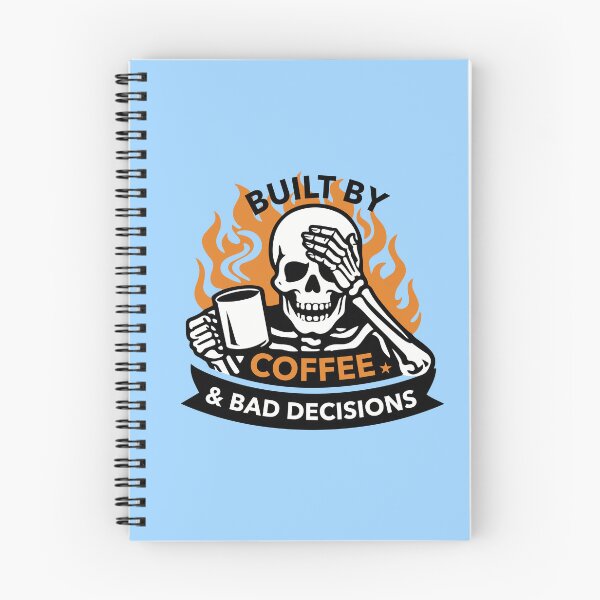 Item preview, Built By Coffee & Bad Decisions designed and sold by Blomallama.