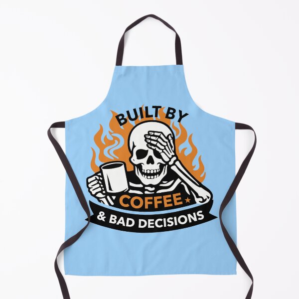 Item preview, Built By Coffee & Bad Decisions designed and sold by Blomallama.