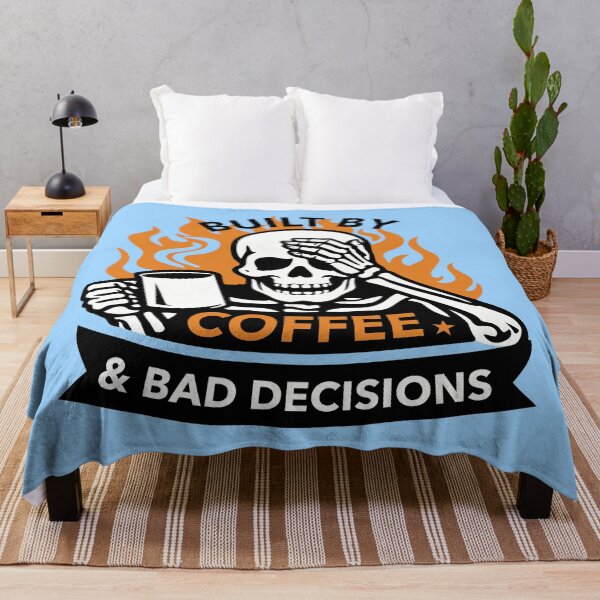 Item preview, Built By Coffee & Bad Decisions designed and sold by Blomallama.