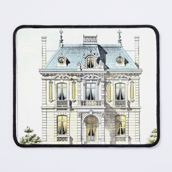 Item preview, Vintage Architectural Drawing, #89 Maisons de campagne des environs de Paris by Victor Petit (1860) designed and sold by Douglas E. Welch Design and Photography.