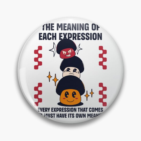 Item preview, The meaning of each expression designed and sold by Faissal Thomass.
