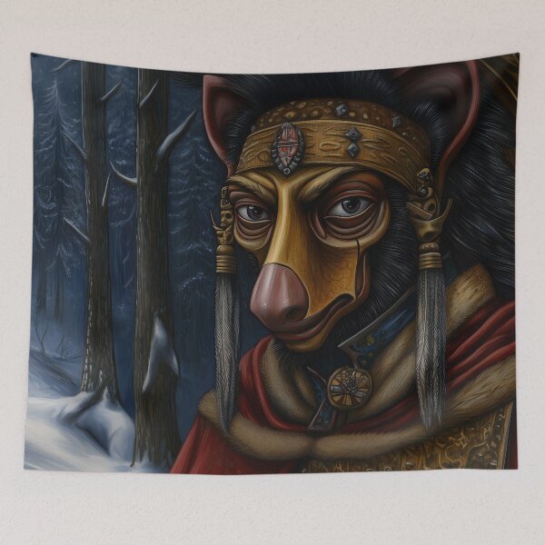 Item preview, Snowy Bear Shaman designed and sold by PaigeCompositor.