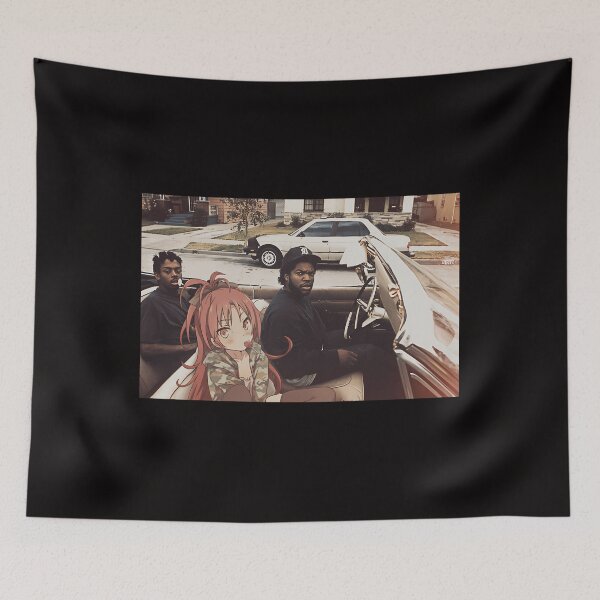 Item preview, Waifuz N The Hood Feat Kyoko Sakura designed and sold by Rouaa Youssef.