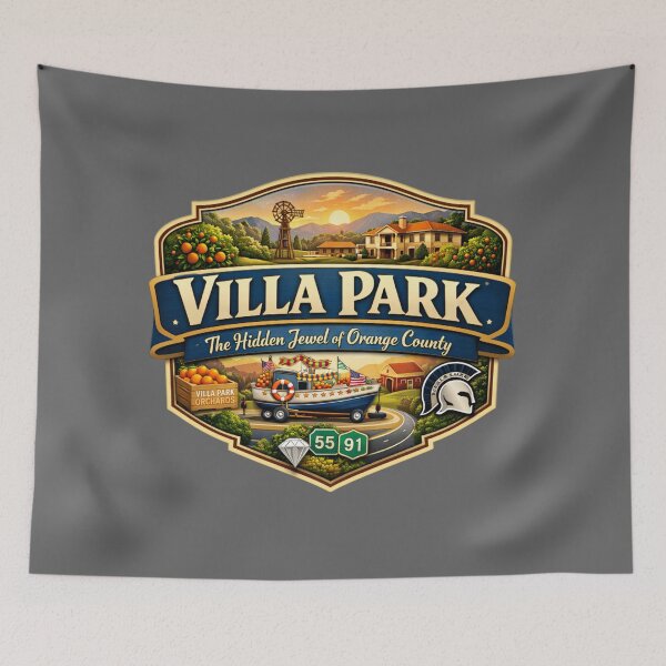 Item preview, Villa Park, California designed and sold by ParfaitPrints.