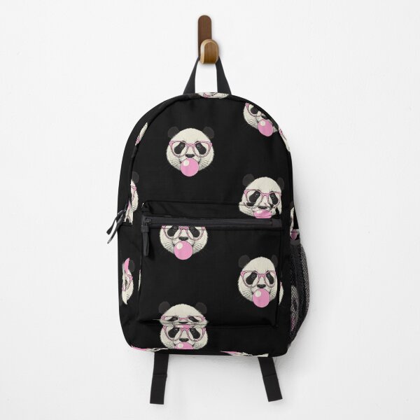 Item preview, Panda With Pink Glasses Blowing BubbleGum designed and sold by salmzouriart.