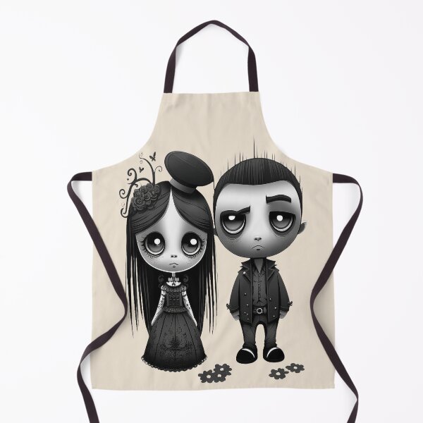 Item preview, Spooky Cute Gothic Couple designed and sold by BetOova.