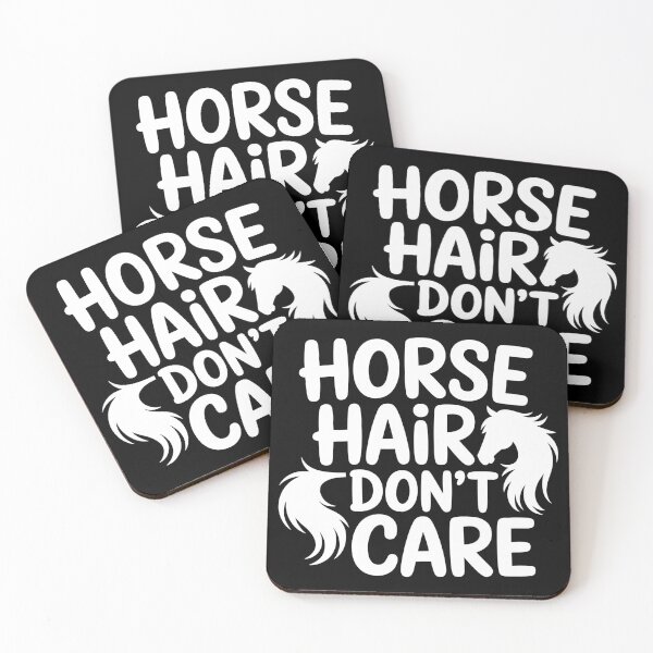Item preview, Horse Hair Don’t Care designed and sold by theartfulaspie.
