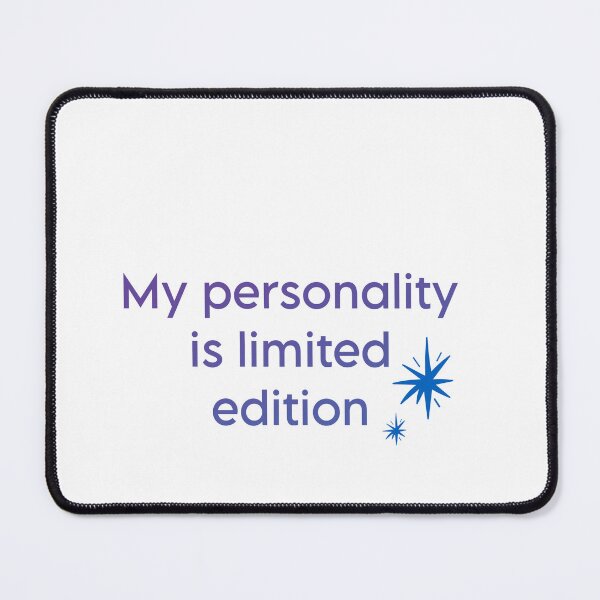 Item preview, funny text my personality is limited edition designed and sold by etherealpattern.