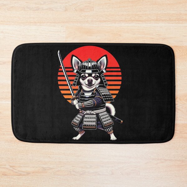 Item preview, Samurai Chihuahua Warrior - Cute Dog in Japanese Armor with Katana designed and sold by Designorado.