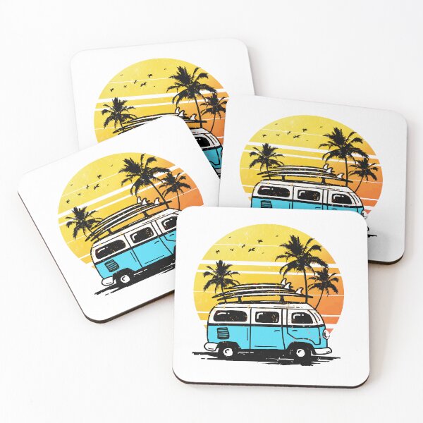 Item preview, Beach Camper Van Sunset designed and sold by shantiru.