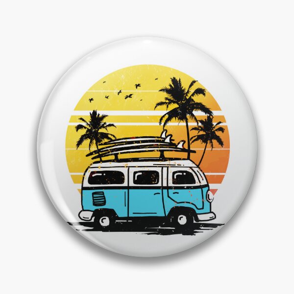 Item preview, Beach Camper Van Sunset designed and sold by shantiru.