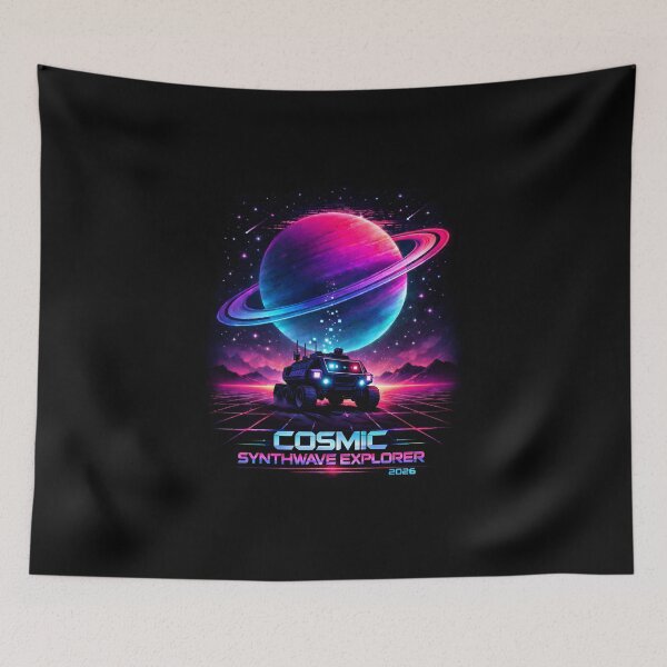 Item preview, Cosmic Synthwave Explorer designed and sold by masatomio.