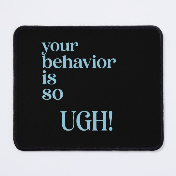 Item preview, Hyunjin Stray Kids Your Behavior Is So UGH Serif Quote designed and sold by PopStars1993.