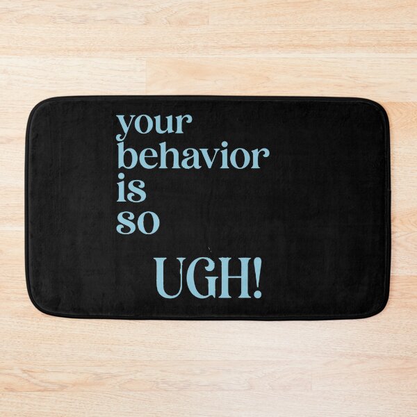 Item preview, Hyunjin Stray Kids Your Behavior Is So UGH Serif Quote designed and sold by PopStars1993.