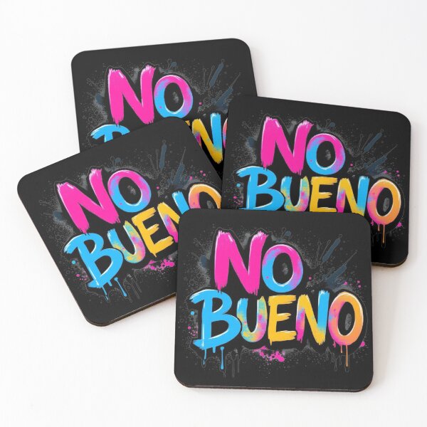 Item preview, No Bueno Graffiti – Vibrant Neon Street Art & Urban Pop Design designed and sold by IntrusiveMind210.