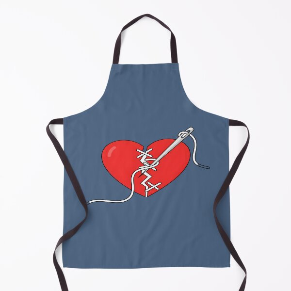Item preview, Mending a Broken Heart - Stitched Up Cartoon Art designed and sold by Dakson Design - Fantasy Art.