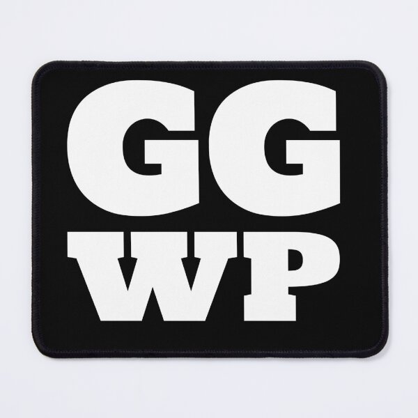 Item preview, GG WP Gamer Slang Good Game Well Played designed and sold by Sword In The Sand.