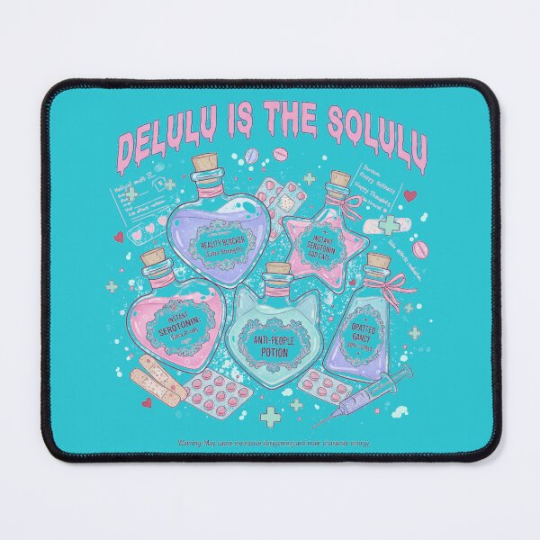 Item preview, Delulu is the Solulu Kawaii Pastel Potion Aesthetic Art designed and sold by ViviByPaula.