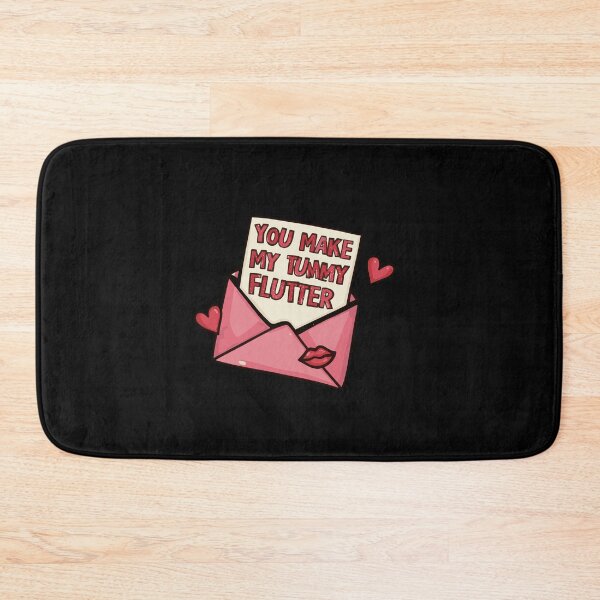 Item preview, You Make My Tummy Flutter – Cute Love Letter Valentine Design designed and sold by Evaevonechi.