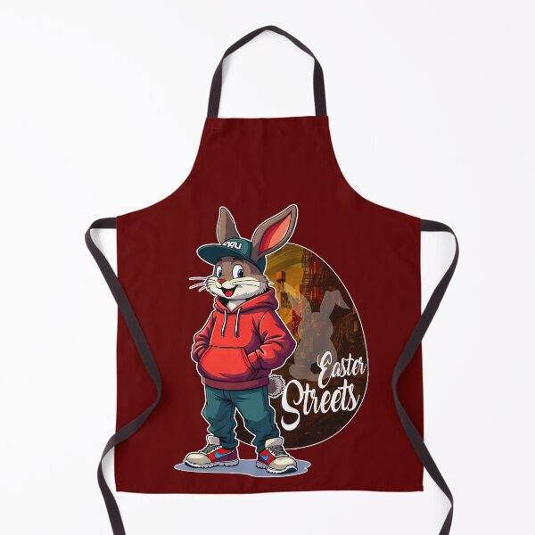 Item preview, Red Hoodie Street Bunny – Easter Urban Art designed and sold by Topoartispp.