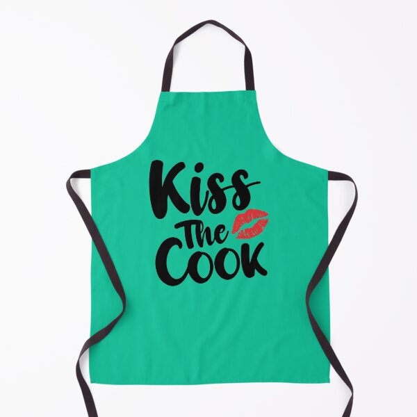 Item preview, Kiss The Cook. Funny Cooking Quote. Novelty Cooking. Kitchen Quote.  designed and sold by DesignHouse07.
