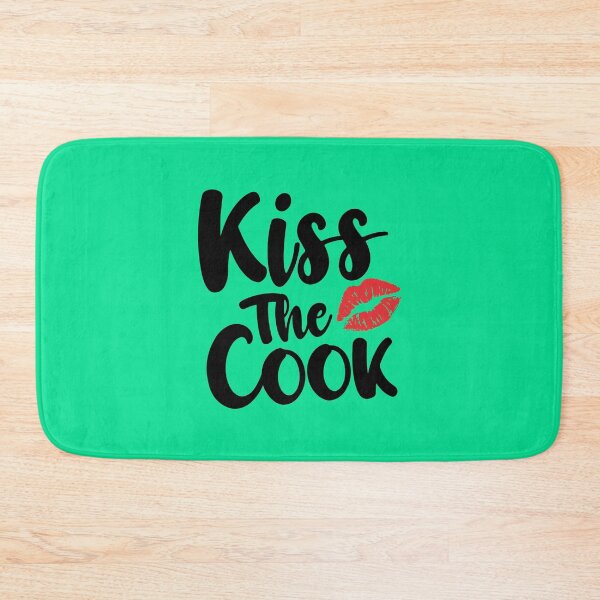 Item preview, Kiss The Cook. Funny Cooking Quote. Novelty Cooking. Kitchen Quote.  designed and sold by DesignHouse07.