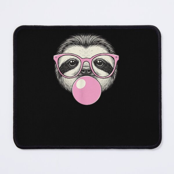 Item preview, Just Hanging Around Sloth With Glasses Bubblegum designed and sold by salmzouriart.