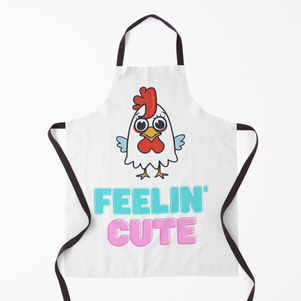 Item preview, cute crazy chicken feelin' cute designed and sold by CRShopVibes.