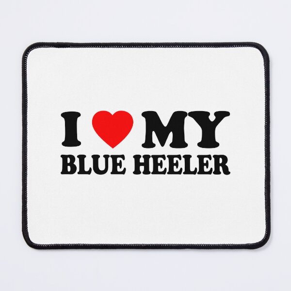 Item preview, I Love My Blue Heeler Heart Dog Gift designed and sold by Guarddogdrive.