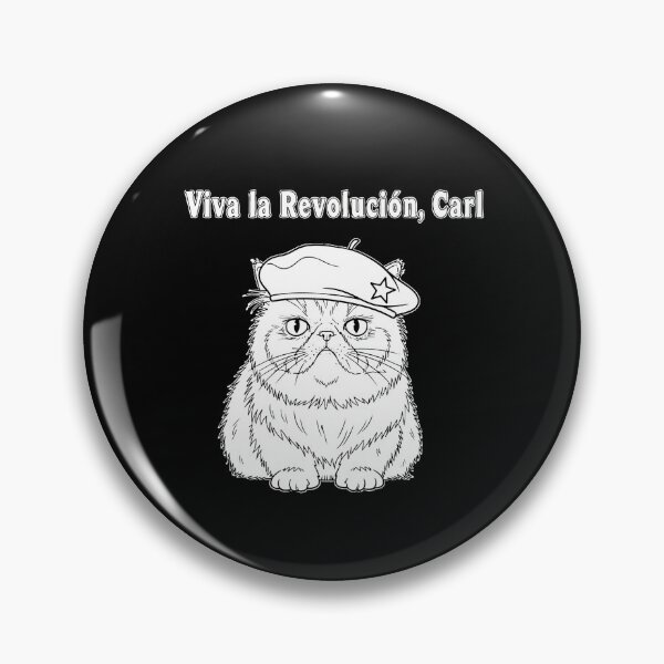 Item preview, Viva La Revolución Carl Cat Outline designed and sold by PopStars1993.