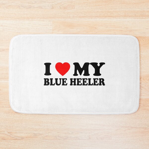 Artikelvorschau, Ich liebe meinen Blue Heeler – Herz-Hundegeschenk entworfen und verkauft von Guarddogdrive.