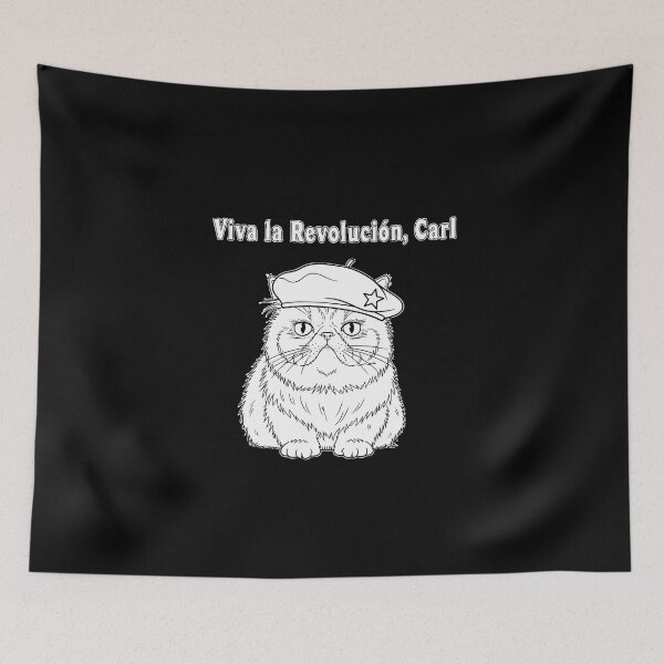 Item preview, Viva La Revolución Carl Cat Outline designed and sold by PopStars1993.