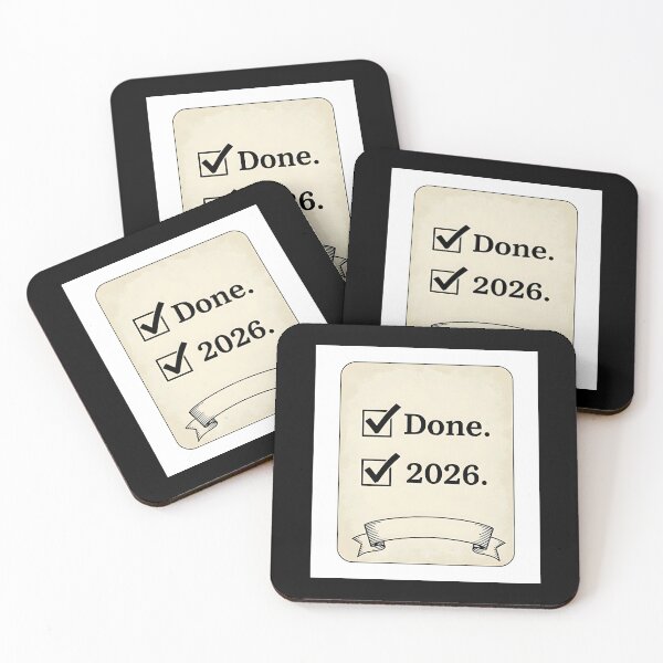Item preview, intage Done 2026 Checklist Graduation Milestone Art  Main Tag designed and sold by Silent Watch Threads..