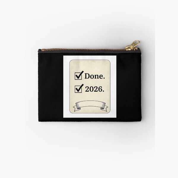 Item preview, intage Done 2026 Checklist Graduation Milestone Art  Main Tag designed and sold by Silent Watch Threads..