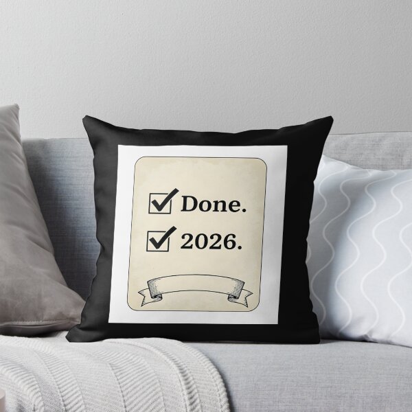 Item preview, intage Done 2026 Checklist Graduation Milestone Art  Main Tag designed and sold by Silent Watch Threads..