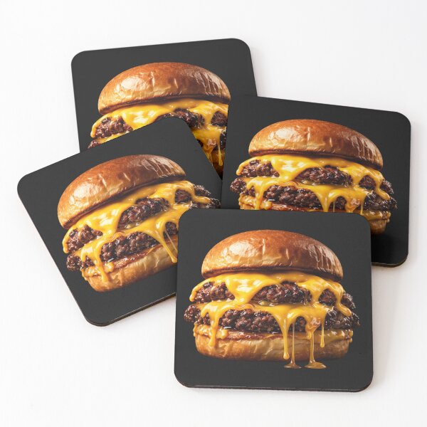 Item preview, Ultra-Realistic Cheeseburger Art – Mouth-Watering Food Illustration designed and sold by MeghannsMinimalMeals.