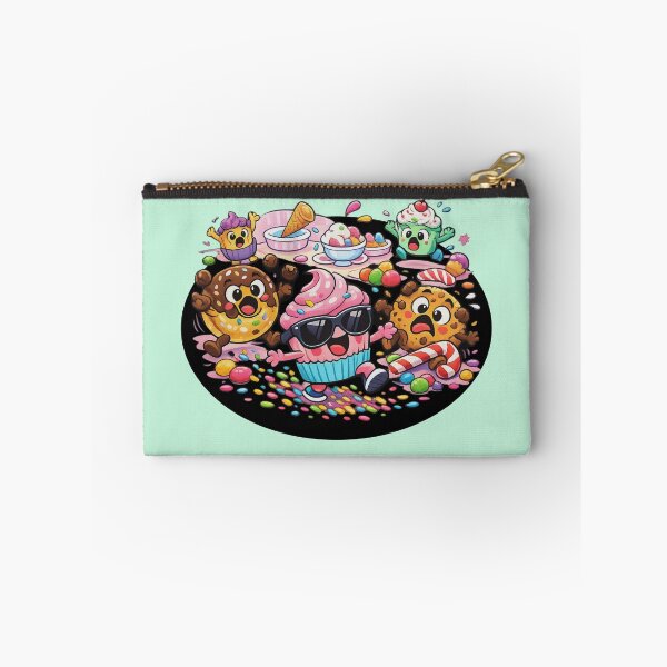 Item preview, Hilarious Kawaii Dessert Party – Cupcakes, Donuts & Cookies Cartoon – Stickers, Mugs & Prints designed and sold by MeghannsMinimalMeals.
