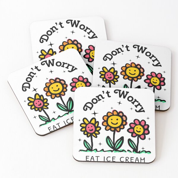 Item preview, Dont Worry Eat Ice Cream designed and sold by shantiru.