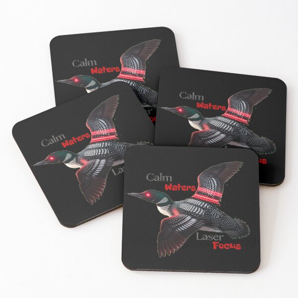 Item preview, Laser Loon Calm Waters Laser Focus Minnesota Loon designed and sold by Versik-.
